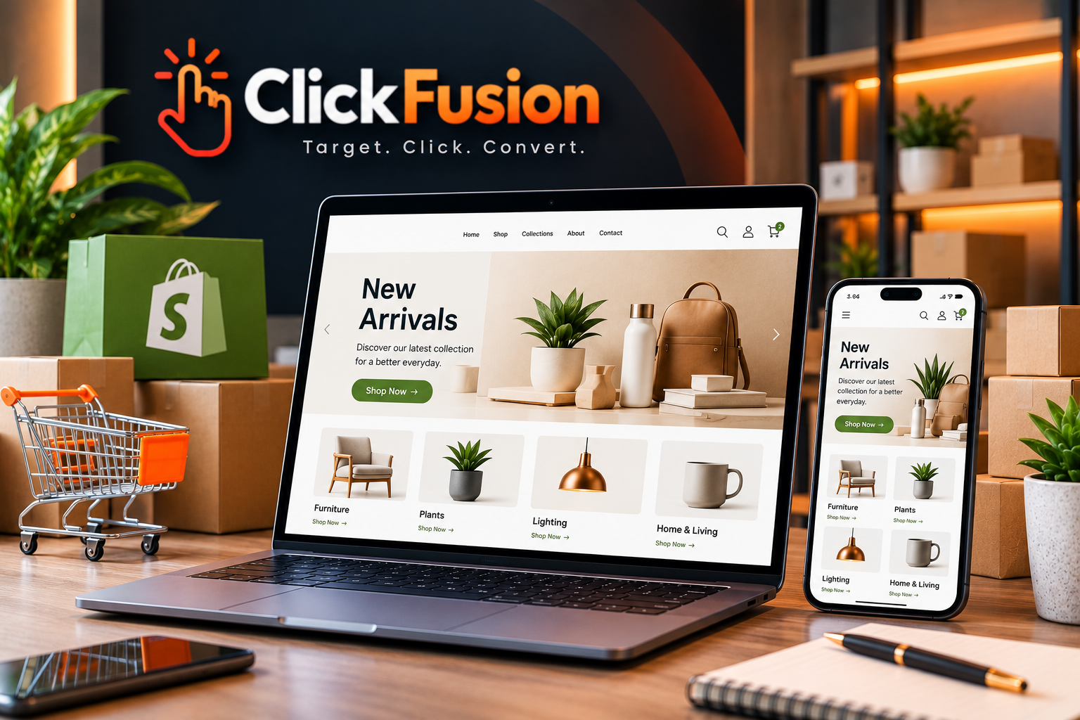 ClickFusion Ecommerce