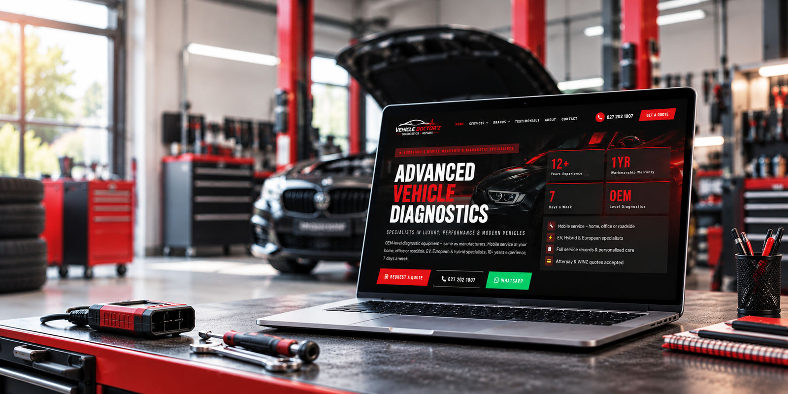 Vehicle Doctorz- WordPress Web Design